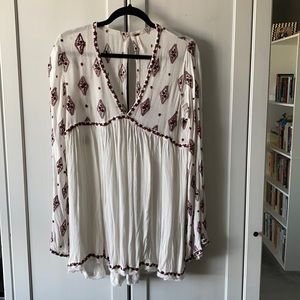 Free People Embroidered Tunic